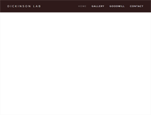 Tablet Screenshot of dickinsonlab.com